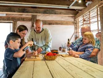 Familienerlebnis im Keltendorf am Donnersberg